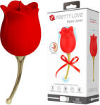 Pretty Love Rose Lover - nyelves csiklóvibrátor rózsa formával