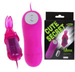 BAILE Cute Secret nyuszis csiklóizgató minivibrátor - kompakt, erős stimuláció, hordozható - pink