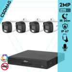 Dahua 4 cső kamerás analóg megfigyelőrendszer 2MP HD cső biztonsági kamera, 3, 6 mm fix objektív, hibrid fény (XVR5104HSI3-HACHFW1200CLPILA0360BS6-KOMPAKT-4)