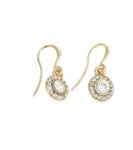 Pilgrim Clementine sárgaréz fülbevaló (A10)