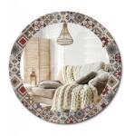  Kerek fali tükör, fi 70cm, török mintás, üveg keretben (010090550100300020950)