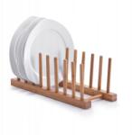 Zeller bambusz tányértartó állvány, 34×12.5×12cm (25278)