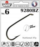 Indiana Mucha Nimfa Streamer Horog VMC Natinal 9280 Bz No. 6 Fly Mouche 10db (I-9280 BZ 6)