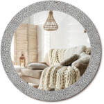  Virágmintás kerek tükör, Size 70cm, üveg keretben (010090550100300011037)