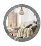  Függő tükör, 90cm, rusztikus márvány, üveg keret, nyomott minta (010090550120300053854)