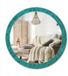  Modern Loft függő tükör, Színkompozíció, XXL 100cm, fi 86cm, 4mm vastag (010090550130300072596)