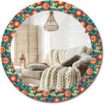  Dekoratív függő tükör fi nyomott mintával 70 cm Geometrikus gyümölcsök és levelek (010090550100300072629)