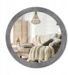  Függő tükör, Size fi 90cm, beton textúra, üveg, 4mm vastag (010090550120300053874)