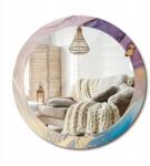  Prémium tükör üveg díszkerettel, nyomott mintával 80 cm Márvány kő (010090550110300053830)