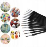  Ecsetkészlet, 15db, akril, olajfestményhez, modellezéshez