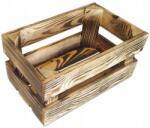  Fából Készült Doboz Napozó Ketrec Dekoratív Virágtartó 32 x 20 x 16 cm (OPSK-W32H16)