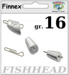  5 X Finnex Fishhead 16gr 0, 8 mm-es drót (FISHHEAD 16)