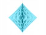Party Deco Papírgyémánt, világos kék, 30cm (DH30-011J)