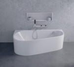 POLYSAN Projekta DL Monolith aszimmetrikus akril kád 156x77cm, balos/fehér 20111MDL (20111MDL)