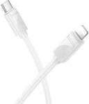  Cable USB C to Lightning Hoco PD 27W 1 m X114 white (6942007647038)