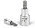 Fortum bitdugófej, imbusz, 1/4", 61CrV5/S2, mattkróm; 6mm (HX6) (4701606) - szerszamshop24