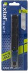 EXTOL CRAFT 3 év tapétavágó kés; 18mm, INOX fémházas, Auto-lock (80055)