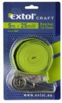 Extol rakományrögzítő gurtni kampós (bliszteren) ; 5 m × 25 mm, max. 150kg (9681)
