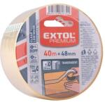 Extol Craft ragasztószalag áttetsző, csendes lefutású (low noise) 48mm×40m, vastagság: 0, 046mm (8856322) - szerszamshop24
