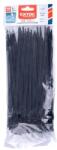 Extol kábelkötegelő 4, 8×200mm 100db, többször használható (oldható) fekete nylon; UV-, sav- és lúgálló (8856254) - szerszamshop24