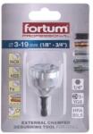 FORTUM sorjátlanító BIT (sorjázó adapter), 3-19mm, fúrógépbe fogható, 1/4 (4769002) - szerszamshop24