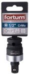 Fortum csuklós adapter, impakt 1/2" dugókulcsok gépi befogásához, 1/2" gépi befogás, CrMo (4790010) - szerszamshop24