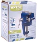 Extol mini satu, forgatható; 70 mm, max. befogás: 40mm, asztalra rögzíthető (19217)