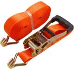 EXTOL PREMIUM 5 év rakományrögzítő gurtni, kampós, max. 4000kg; 10m×50mm, EN12195-2, TÜV/GS (8861155)