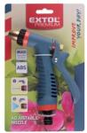 Extol pisztolyos szórófej, locsoló, fém + műanyag, kuplung csatlakozós; állítható sugárcsöves (8876450) - szerszamshop24