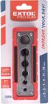 Extol fúróvezető sablon (fúrósablon) fúrószárakhoz, 6 méret: 3-13 mm (8801921) - szerszamshop24