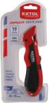 EXTOL PREMIUM 5 év PVC vágókés, 5 db trapézpengével, gyorstöltős, pengetárolós, festett ALU ház, gumírozott, zsinórvágó penge: 9124, 8855099 (8855001)