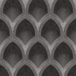 GALERIE Geometriai mintás fekete színárnyalatú vlies tapéta Special FX2/Galerie G68084 (G68084)