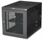 StarTech - 4 oszlopos 12U fali hálózati szekrény 1U polccal, 19" - RK1232WALHM (RK1232WALHM)