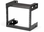 StarTech - 2 oszlopos, 8U magas, nagy teherbírású, falra szerelhető hálózati rack, 19" - RK812WALLO (RK812WALLO)