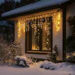 Somogyi Elektronic KKF300D5M LED-es sziporkázó fényfüggöny, 300 db melegfehér (KKF300D5M)