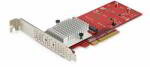 StarTech - Kettős M. 2 PCIe SSD adapterkártya - PEX8M2E2 (PEX8M2E2)