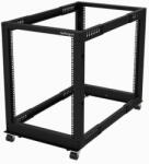 StarTech - 4 oszlopos 15U mobil, nyitott keretű szerverállvány, négy oszlopos 19" - 4POSTRACK15U (TÚLMÉRETES ÁRU) (4POSTRACK15U)