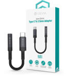 DEVIA Ipure Series Type-C/AUX 3, 5 mm audió adapter - fekete