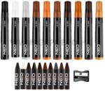 NEO TOOLS TOOLS 21 részes bútorjavító filc és kréta készlet (13-880)
