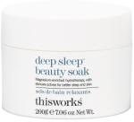 This Works - Deep Sleep Beauty Soak Fürdősók és fürdőbombák 200 g