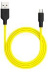 hoco. X21 szilikon töltőkábel Micro USB 1m, sárga (HC711892) (HC711892) - mysoft