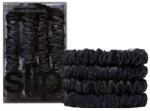 Slip Pure silk skinny scrunchies Black