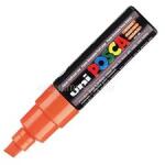 uni POSCA Marker Pen PC-8K Broad Chisel - Orange (2UPC8KN) (2UPC8KN)