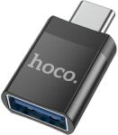 hoco. UA17 USB-C/USB-A OTG Adapter fekete