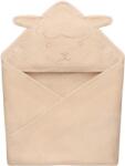 Lionelo Muslin Hooded Towel Beige Sand