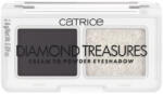 Catrice Diamond Treasures Cream to Powder Eyeshadow 2, 8 g szem árnyék 030 Smokey Diamond - bezvado