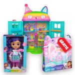 Gabi babaháza AKCIÓ: Gabi babaháza nagy ház ünnep + interaktív baba + fülek Ingyenes (AS_6070742_6070859_6074336)