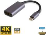 Delight USB 3.0 Type C HDMI 2.0 Átalakító Fekete 10cm 20338 (20338)