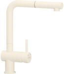 SCHOCK Schock Epos konyhai csaptelep Cristadur Magnolia kihúzható fejjel, gránit hatás, kerámiabetét, krémfehér (540127MAGN)