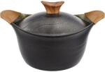 NEOKLIEN Oala cu capac Neoklein CS32, diametru 32 cm, capacitate 9.6 L, aluminiu turnat, invelis anti-aderent (Negru) (CS32-Black)